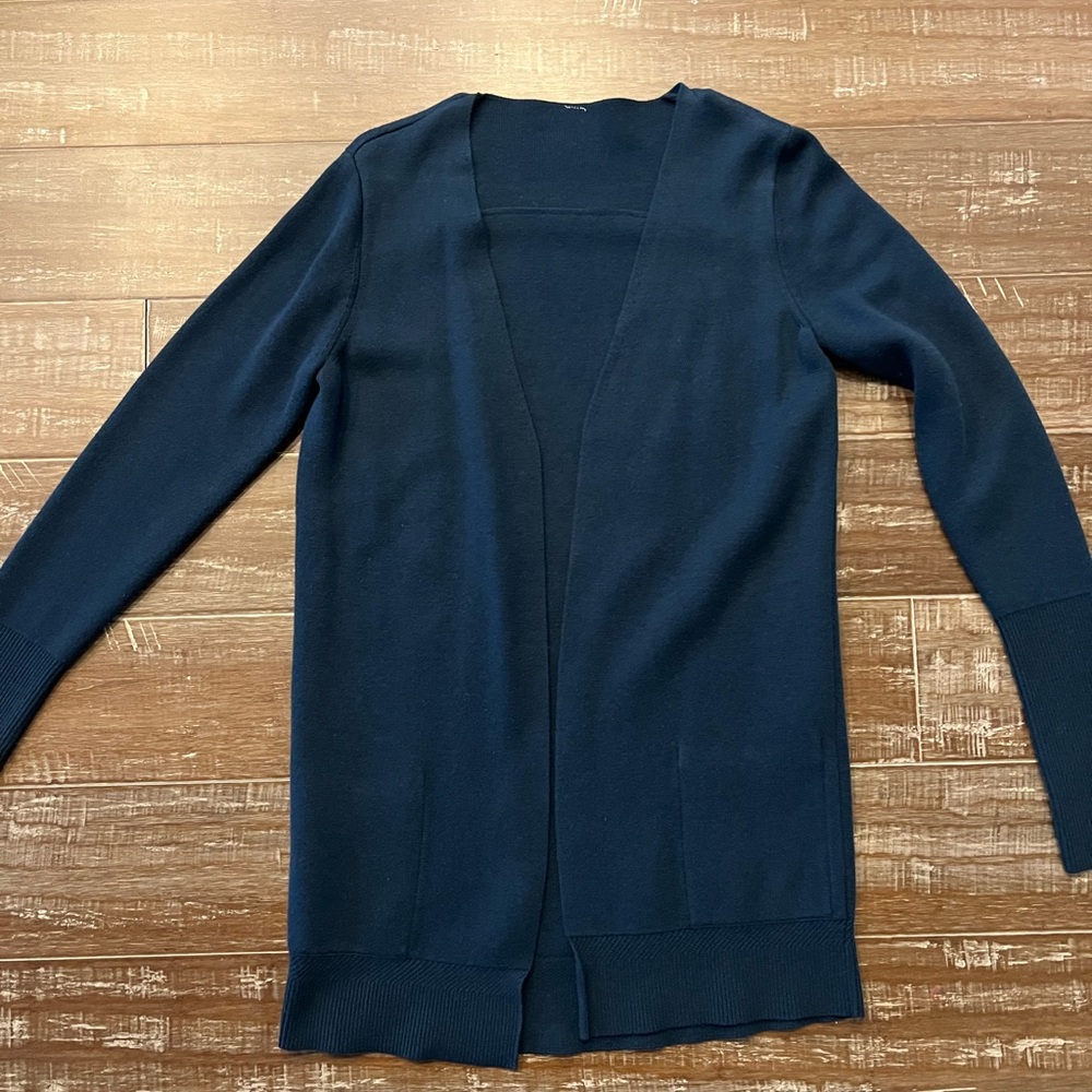 Women's Navy Blue Cardigan Sweater